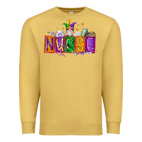 Antique Gold nurse mardi gras Premium Sweatshirt - RacoonDesign
