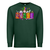 Sports Green nurse mardi gras Premium Sweatshirt - RacoonDesign