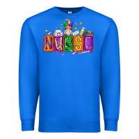 True Royal nurse mardi gras Premium Sweatshirt - RacoonDesign