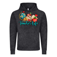 Vintage Black teacher life Vintage Hoodie - AdoDesignShop