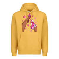 Mustard afro sneakers and heels Premium Hoodie - NancyCooperArtShop