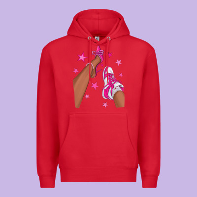 Afro Sneakers And Heels Premium Hoodie Designed By Nancycooperartshop