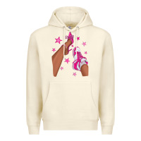 Sandshell afro sneakers and heels Premium Hoodie - NancyCooperArtShop