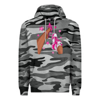 Slate Camo afro sneakers and heels Premium Hoodie - NancyCooperArtShop