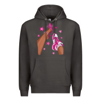Smoke afro sneakers and heels Premium Hoodie - NancyCooperArtShop