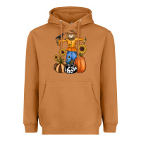 Meerkat pumpkin sunflower fall scarecrow Heavyweight Hoodie - RanaPortraitStore