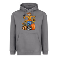 Storm pumpkin sunflower fall scarecrow Heavyweight Hoodie - RanaPortraitStore