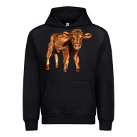 Foreset Green red angus calf Urban Hoodie - LillyAllenDesigns