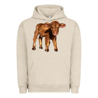 Pigment French Oak red angus calf Urban Hoodie - LillyAllenDesigns