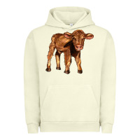 Pigment Pistachio red angus calf Urban Hoodie - LillyAllenDesigns