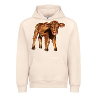 Sandshell red angus calf Urban Hoodie - LillyAllenDesigns