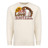 Sandshell live love baseball Premium Sweatshirt - HRA Design Shop