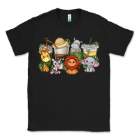 Black cute baby safari animals coffee cups Classic Tee - texasbilliewilder