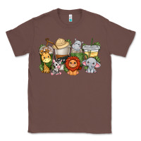 Chestnut cute baby safari animals coffee cups Classic Tee - texasbilliewilder