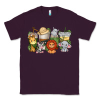 Cute Baby Safari Animals Coffee Cups Classic Tee | Teevron