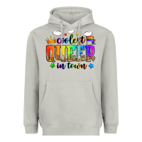 Moon Dust coolest queer in town Heavyweight Hoodie - Zillion Design Studio