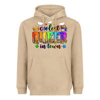 Mushroom coolest queer in town Heavyweight Hoodie - Zillion Design Studio