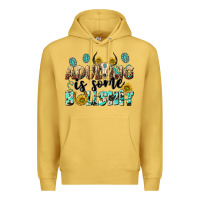 Antique Gold adulting is some bullshit Premium Hoodie - NancyCooperArtShop