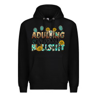 Black adulting is some bullshit Premium Hoodie - NancyCooperArtShop