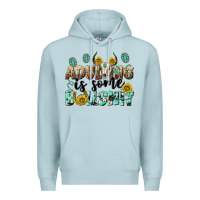 Blue Mist adulting is some bullshit Premium Hoodie - NancyCooperArtShop
