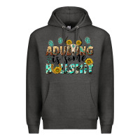 Charcoal Heather adulting is some bullshit Premium Hoodie - NancyCooperArtShop