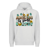 Dove Grey adulting is some bullshit Premium Hoodie - NancyCooperArtShop
