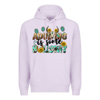 Lilac adulting is some bullshit Premium Hoodie - NancyCooperArtShop