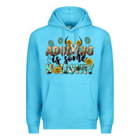 Ocean Blue adulting is some bullshit Premium Hoodie - NancyCooperArtShop