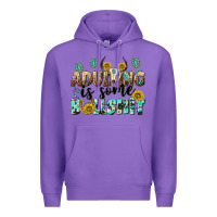 Purple adulting is some bullshit Premium Hoodie - NancyCooperArtShop