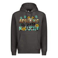 Smoke adulting is some bullshit Premium Hoodie - NancyCooperArtShop