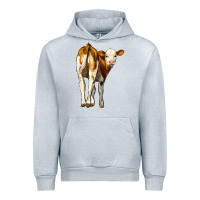 Heather Grey simmental calf Urban Hoodie - LillyAllenDesigns