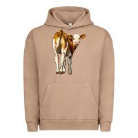 Pigment Burro simmental calf Urban Hoodie - LillyAllenDesigns
