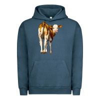 Pigment Midnight Navy simmental calf Urban Hoodie - LillyAllenDesigns