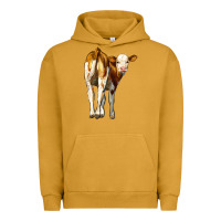 Pigment Peanut Butter simmental calf Urban Hoodie - LillyAllenDesigns