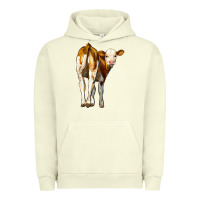 Pigment Pistachio simmental calf Urban Hoodie - LillyAllenDesigns
