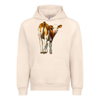 Sandshell simmental calf Urban Hoodie - LillyAllenDesigns