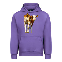 Tulip simmental calf Urban Hoodie - LillyAllenDesigns