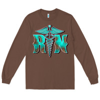 Chestnut registered medical symbol nurse Long Sleeve Tee - BarkalooDesign