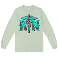 Matcha registered medical symbol nurse Long Sleeve Tee - BarkalooDesign