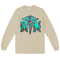 Mushroom registered medical symbol nurse Long Sleeve Tee - BarkalooDesign