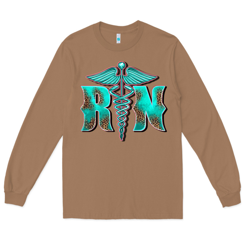 Registered Medical Symbol Nurse Long Sleeve Tee by BarkalooDesign | Teevron