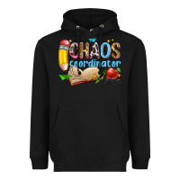 Black chaos coordinator Heavyweight Hoodie - Zillion Design Studio