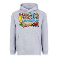 Heather Grey chaos coordinator Heavyweight Hoodie - Zillion Design Studio