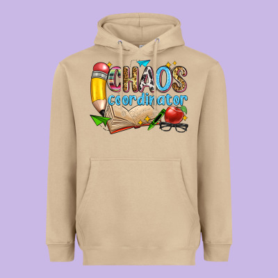 Chaos Coordinator Heavyweight Hoodie Designed By Zillion Design Studio