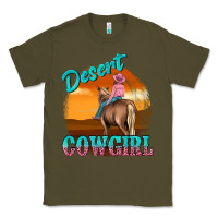 Army Green desert cowgirl Classic Tee - texasbilliewilder