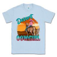 Dusty Blue desert cowgirl Classic Tee - texasbilliewilder