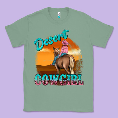 Classic Tee desert cowgirl