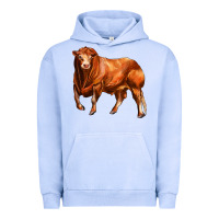 Pigment Grape Ice red angus bull Urban Hoodie - LillyAllenDesigns