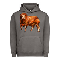Pigment Tornado red angus bull Urban Hoodie - LillyAllenDesigns
