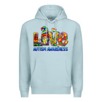 Blue Mist autism awareness love Premium Hoodie - BarkalooDesign